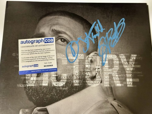 DJ Khaled Signed Vinyl Victory