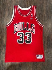 Vintage Scottie Pippen Chicago Bulls Champion Jersey 44 Large
