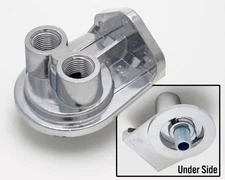 Trans-Dapt Performance 1028 Single Remote Oil Filter Base; 1/2 in. NPT VERTICAL