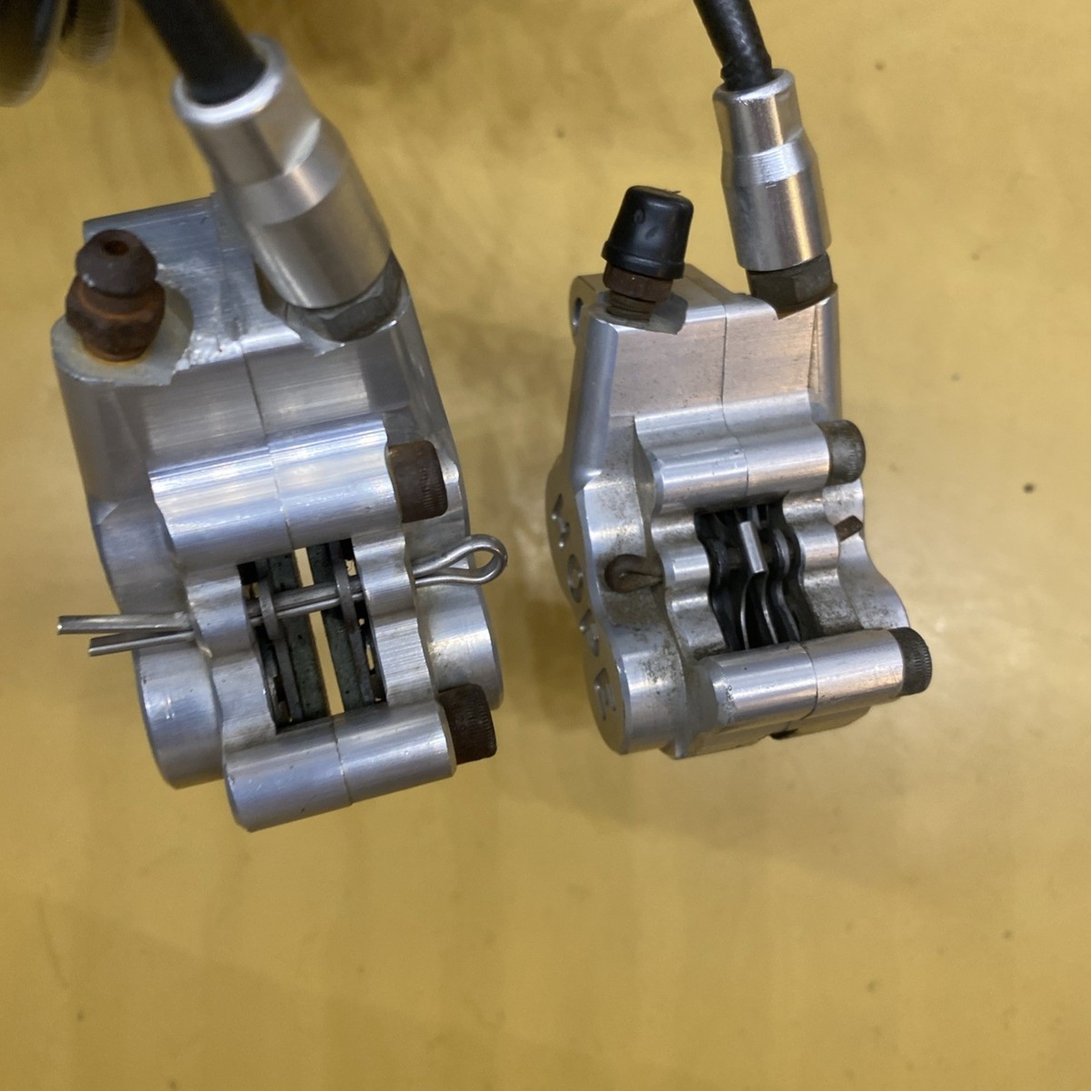 Silver Hope DH4 Front & Rear 4-Piston Hydraulic Disc Brakeset | eBay
