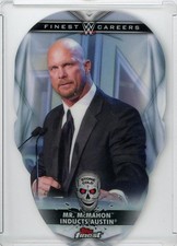 2020 Finest Mr.Mcmahon Inducts Austin Careers Die-Cuts C9