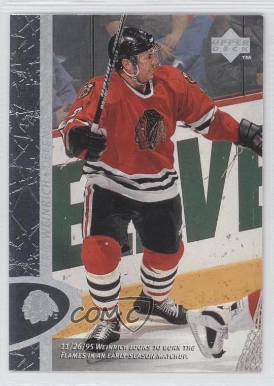 1996-97 Upper Deck Eric Weinrich #34 0a0