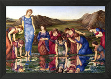 Poster arte da parete con cornice Lo specchio di Venere quadro stampa su tela