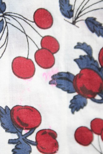 Bonpoint Girls Cotton Cherry Print Short Sleeve Blouse Top White Size 8 - Picture 3 of 6