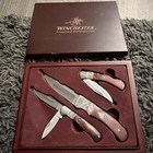 VTG Winchester 2008 Limited Edition Collectible Pocketknife Set Wood Steel — photo 1