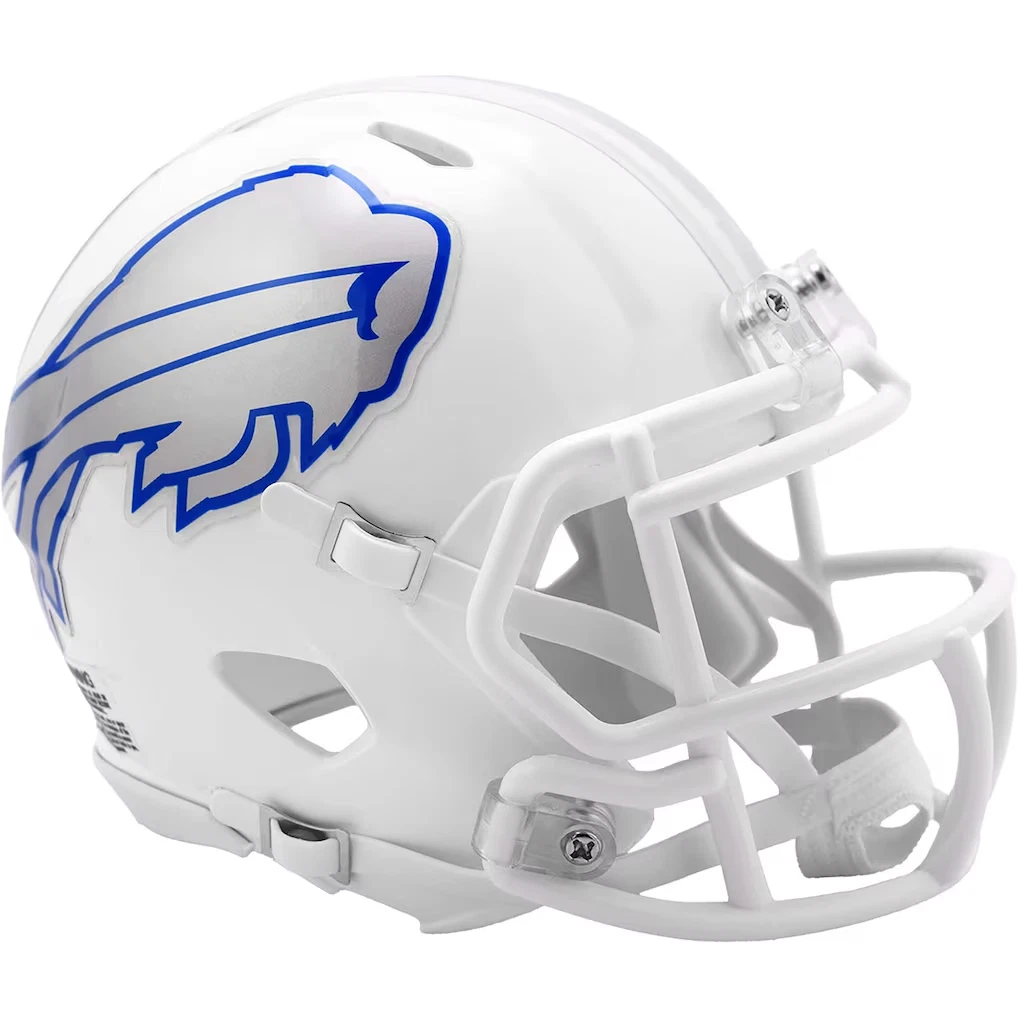 Decalcomanie Per Casco Da Football Buffalo Bills Zubaz - Set Completo