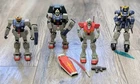 Gundam Mobile Suit Lot Of 4 - Gundam Action Figures 2000 + 2001 Vintage