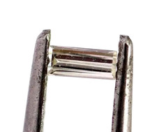 0.04 Ct Natural Earth-Mined Diamond 3 x 1 mm Straight Baguette Cut H Color VVS2