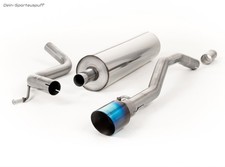 Milltek Sportauspuffanlage ab Kat VW UP! 1.0l TSI inkl. GTI 90mm Titan burned