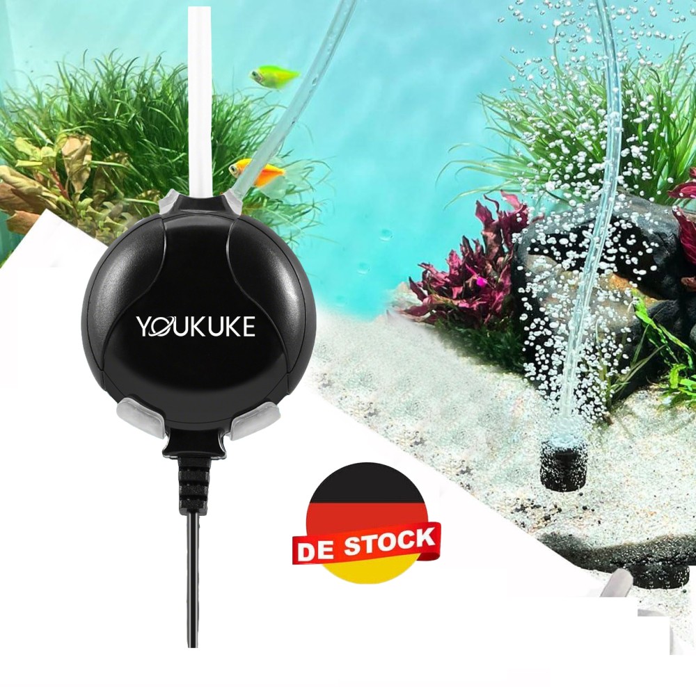 Mini aeratore ultra silenzioso acquario ossigeno pompa aria acquario pompa ossigeno DHL foto 2