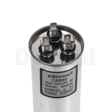 New 35+5UF 450VAC Round Dual Run Capacitor 50/60 Hz 35+5MFD 450V 40/85/21 50X130