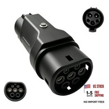 EV Type 1 to Type 2 Adapter Electric Vehicle Charging Adapter SAE j1772 to