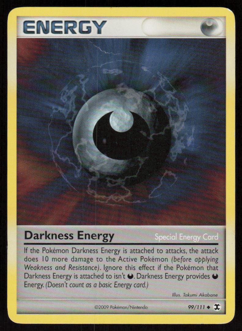 Darkness Energy 99/111 Uncommon Rising Rivals Pokemon LP