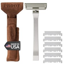 Proof Benchmark Single Blade Razor CNC Machined Aluminum Metal - Made in USA -