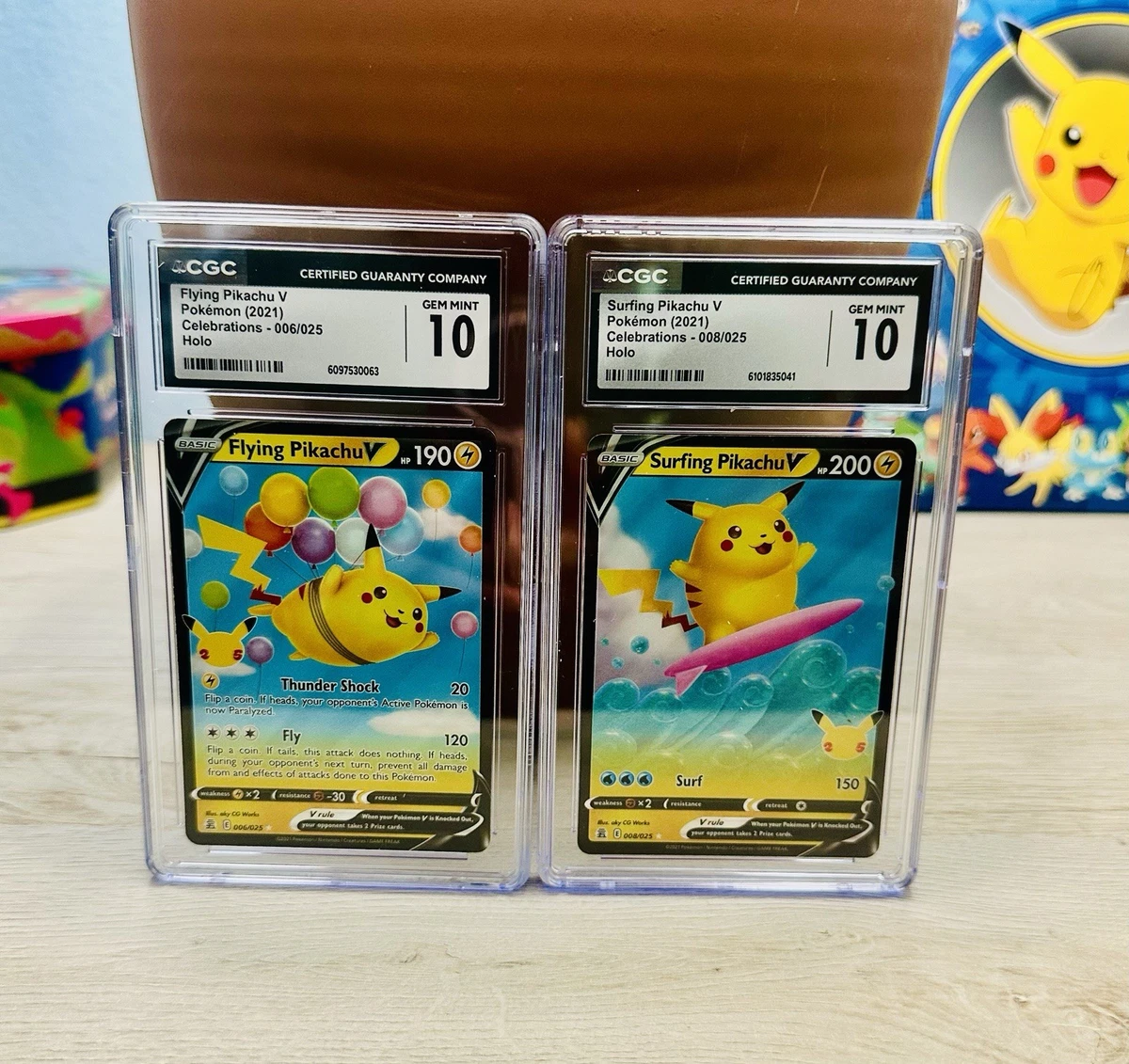 Pokémon TCG Ultra Rare Pikachu Grade 10 Individual Collectible