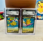 Flying pikachu V Celebrations Set 006/025 - 008/025 . Holo . CGC10
