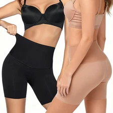 Women stay in place Shapewear High Waisted Tummy Control Shorts Seamless Panties
