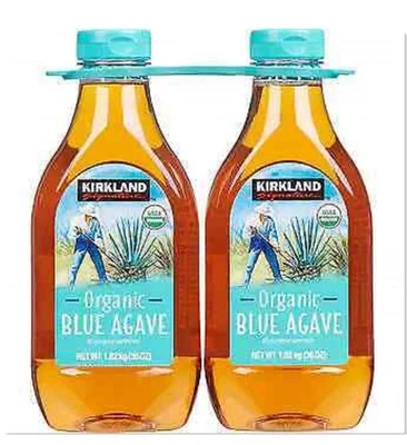 KIRKLAND SIGNATURE New Kirkland Organic Blue Agave - 36 oz, 2-count, Sweetener, Pancake Syrup
