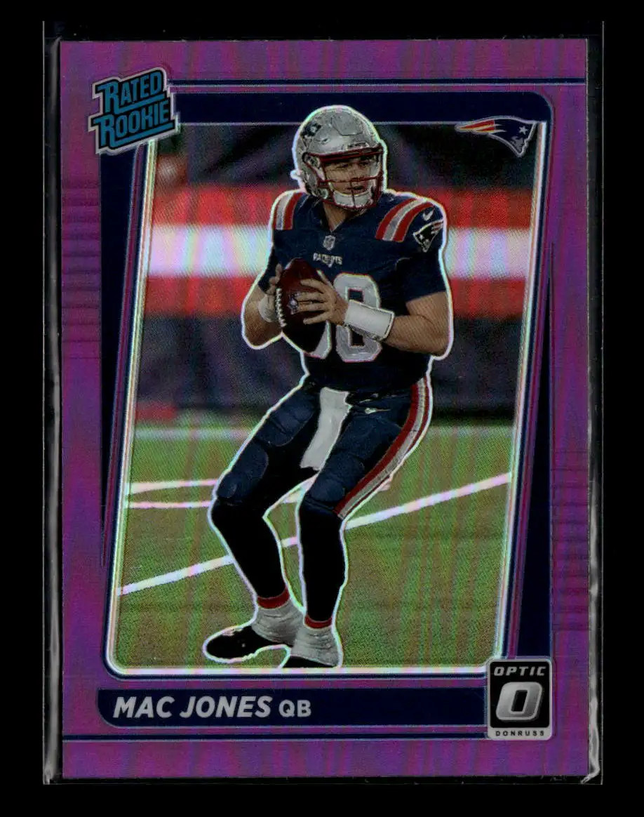 Mac Jones 2021 Panini Donruss Optic Holo - Pink Preview #P-255