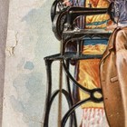 Vintage SINGER sewing machine advertisg Japan 1890’s Costume Series — photo 3
