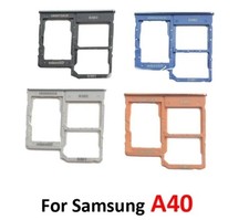 Dual SIM Card Tray MicroSD Slot For Samsung Galaxy A40 A405 OEM Big Sale