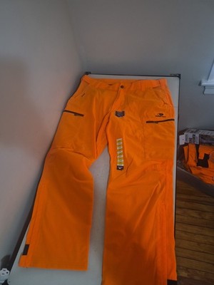 Men's Mossy Oak Blaze Orange, XL Waterproof, Scent Control Pants