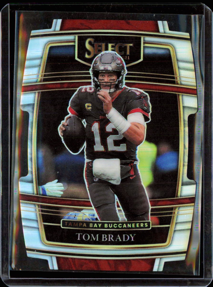 2021 Panini Select #1 Tom Brady Silver Prizm Die Cut