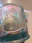 Imperial Glass Ice Blue Nursery Rhyme Theme  Child Mug Opalescent  Luster  — photo 6