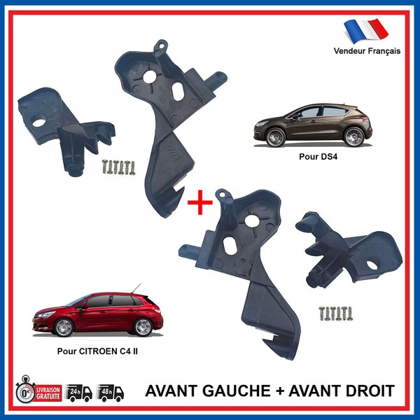Fixierungshalter FüR Frontscheinwerfer Citroen C4 Ii Vti Hdi Thp 6212H1 6212H0-image