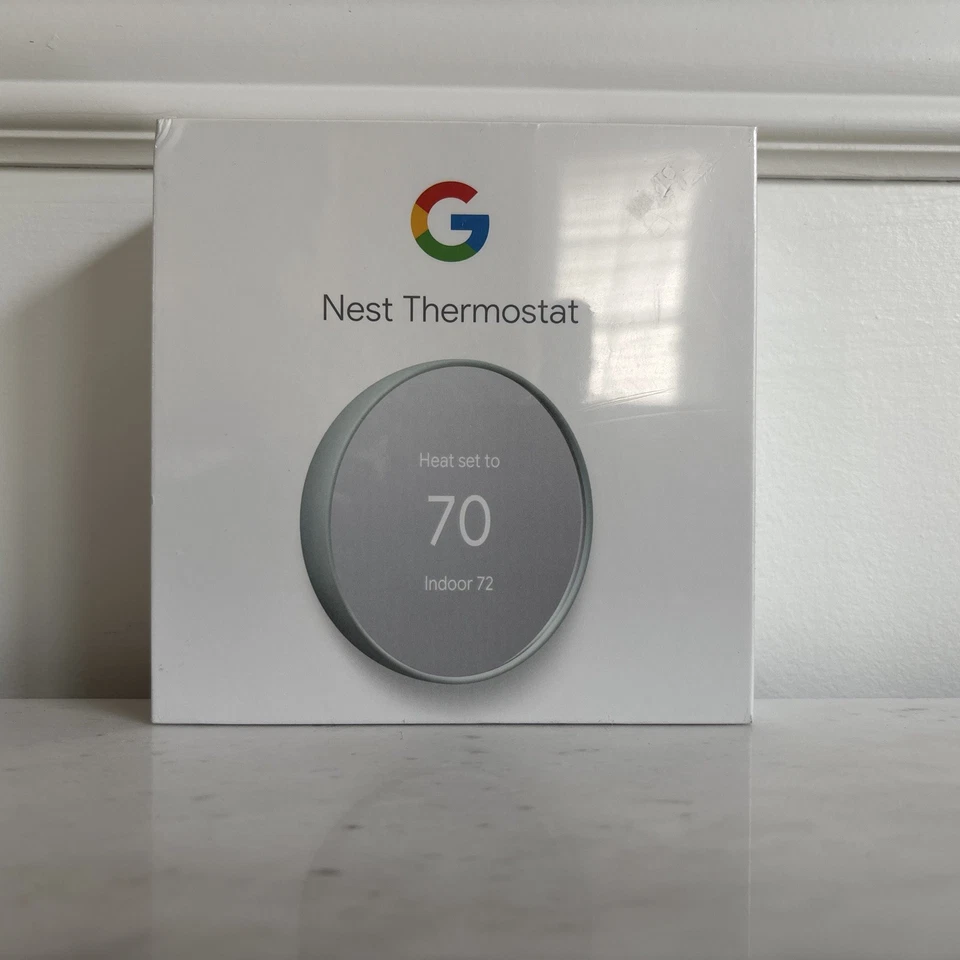 Google Nest Thermostat Color Cotton Snow - Image 2 of 4