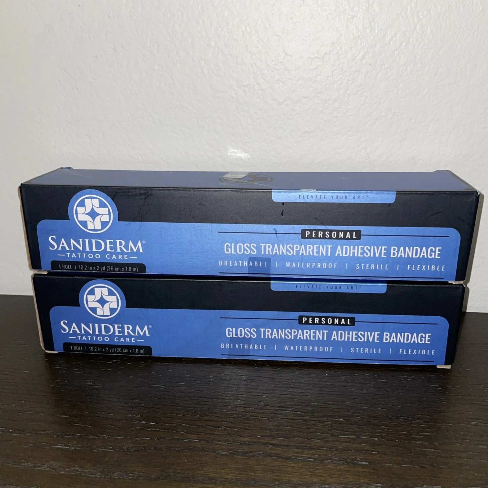 2 NEW Saniderm Original Tattoo Aftercare Bandage Personal Roll (10 in x 2 yd) - product detail image 1