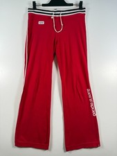 Vtg Levis Red Tab Women  s Wide Leg Flared Sweatpants Red Size Large 15.5x29