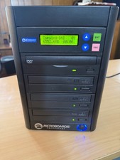 TESTED - fully works, MicroBoards CD / DVD / DVD-DL 1:3 Duplicator QD-DVD-123-03