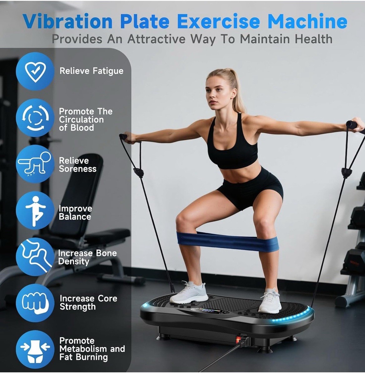 Vibration Plate For Lymphatic Drainage MERACH Vibration Plate