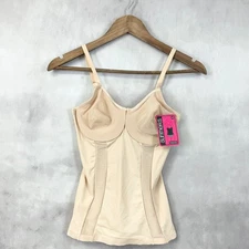 Slimmers Womens Nude Shapewear Cami 36B Medium Control Sears Sculpt Tank