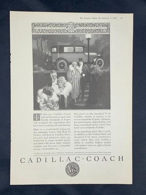 Magazine Ad - 1925 - Cadillac Coach - (#2)