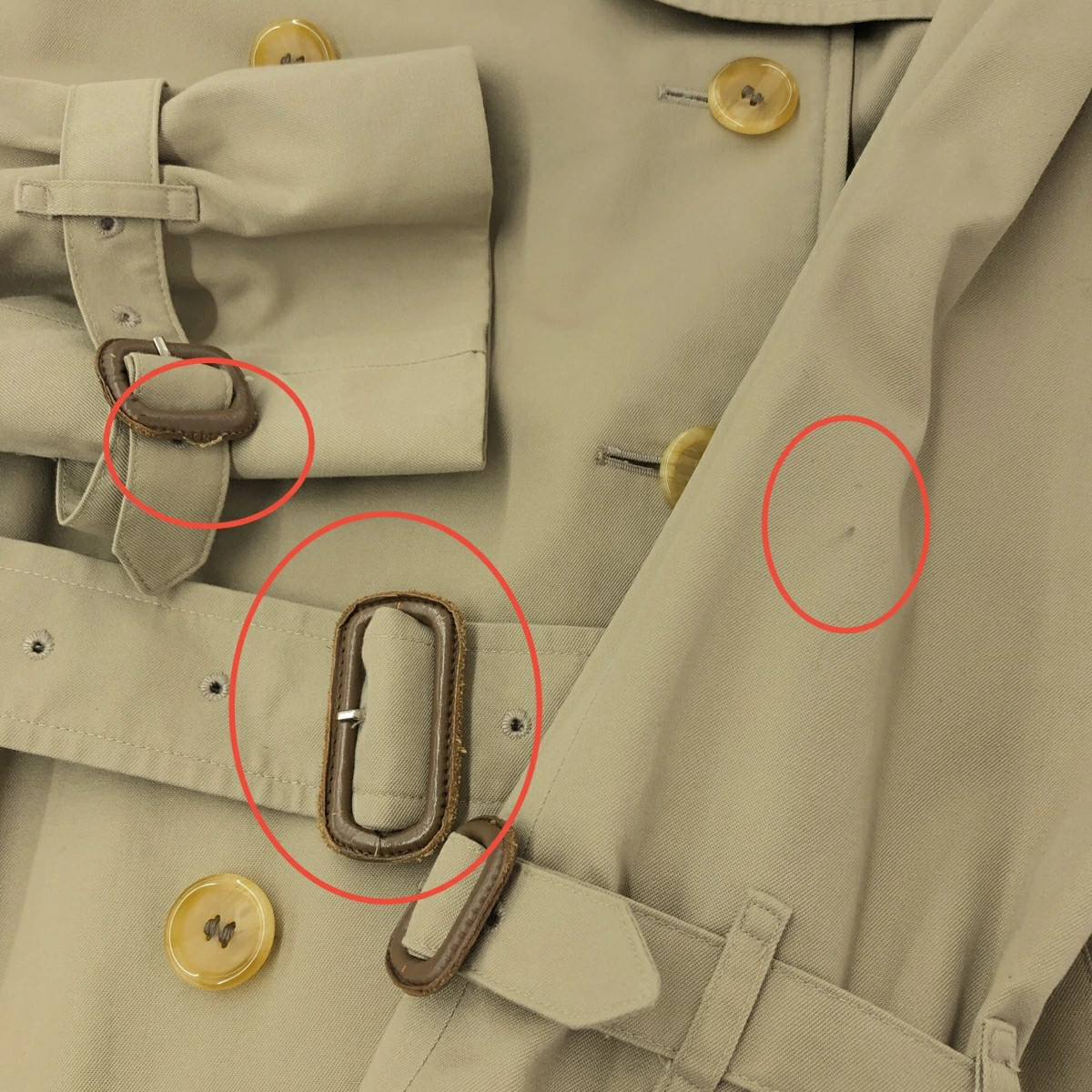 Burberry's Burberry's Trench Coat Lining Check Pattern Long Length Beige Women's thumbnail 7