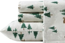 Flannel Sheets King Size, Anti-Pilling  Wrinkle Resistant Cotton, Touchably