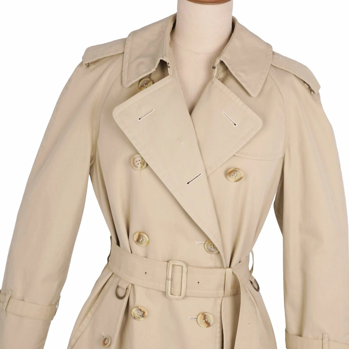 [Good Condition] Burberry Coat Trench Coat 100% Cotton Outerwear Women's 7AB2 (S thumbnail 4