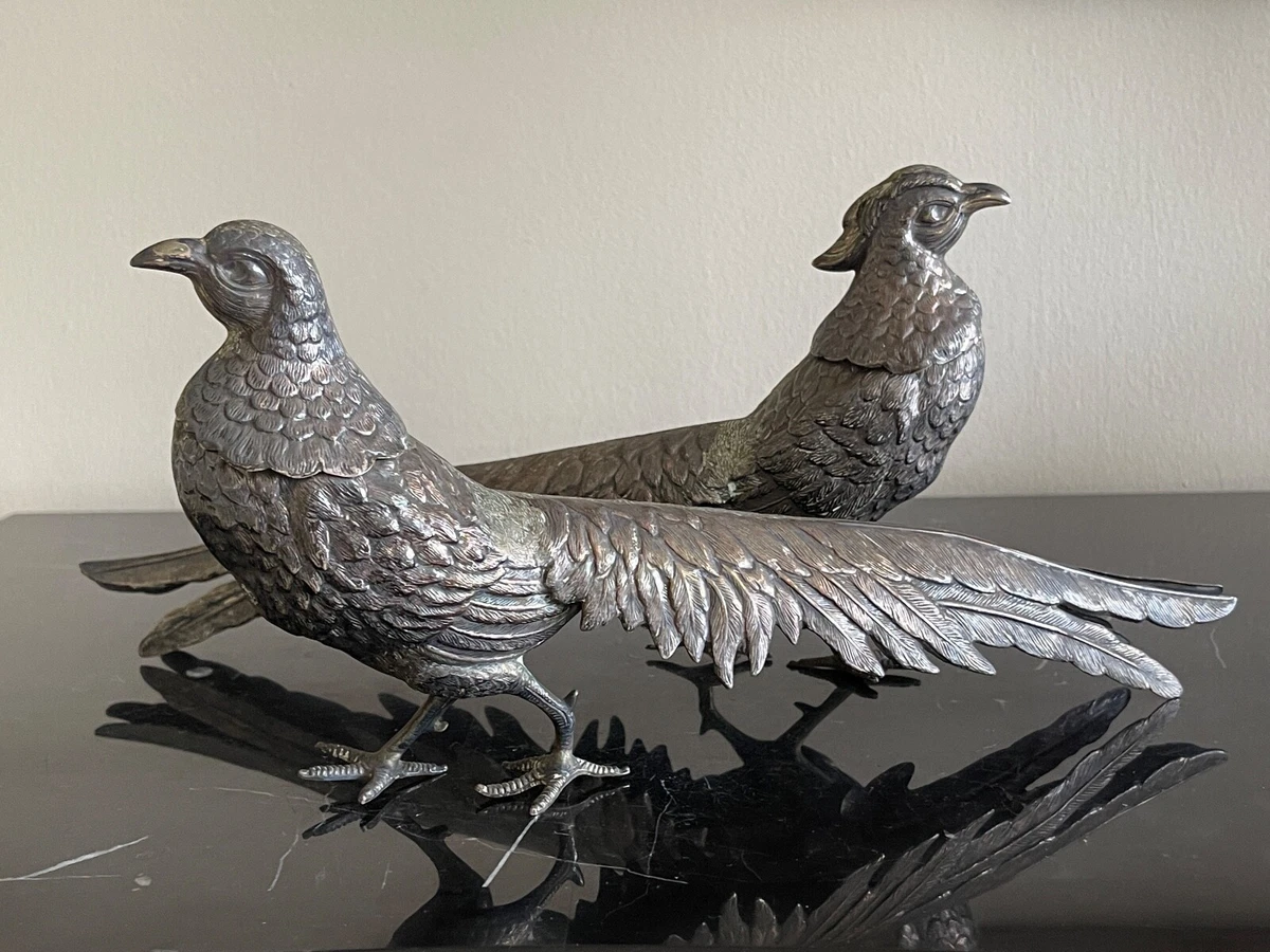 Sterling Silver Pheasants