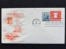 Liberty Bell Embossed Envelope 1.6c Fleetwood Jun 16 1969 Washington DC