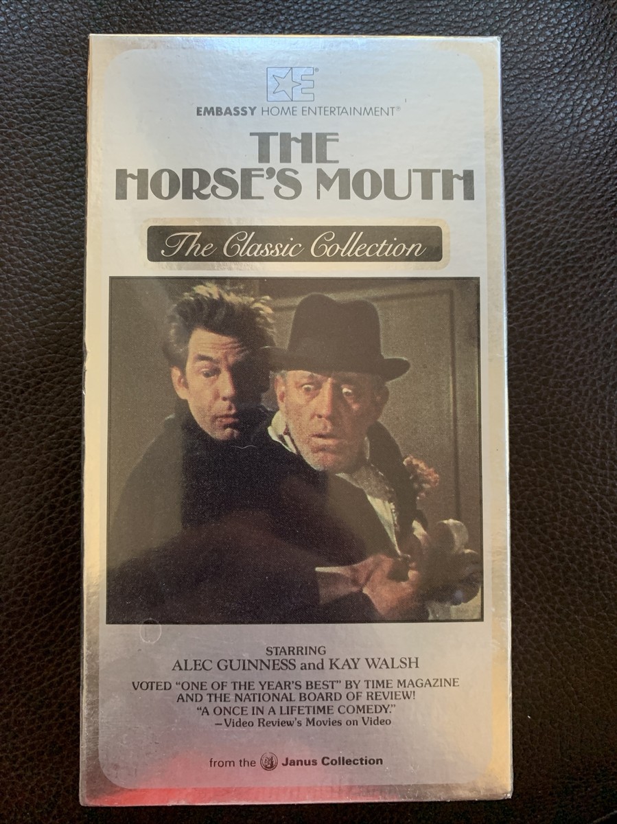 The Horses Mouth Alec Guinness Brand New Sealed VHS Kay Walsh | eBay 