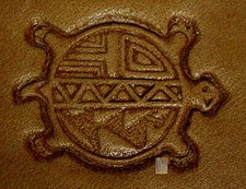 CRAFTOOL - TANDY LEATHER FACTORY - 3D STAMP - 8455 - ROUND TURTLE 88455-00