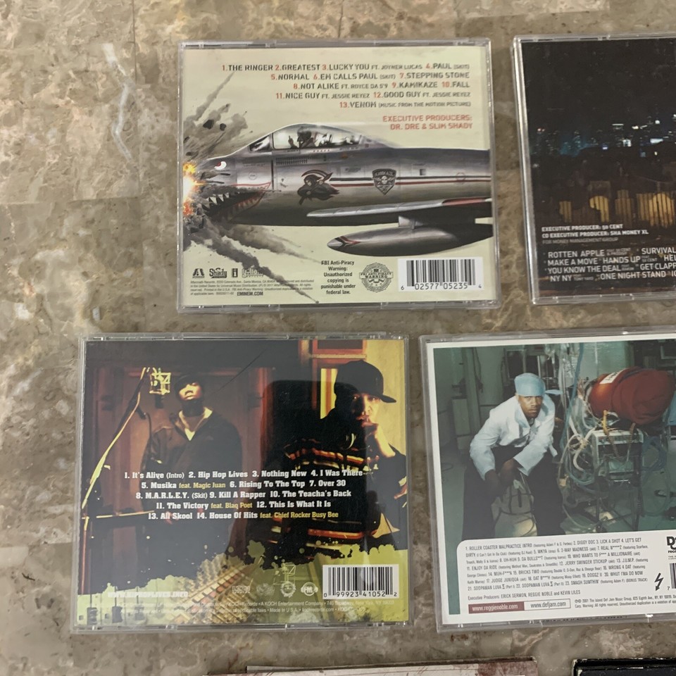 rap-hip-hop-cd-lot-marley-marl-redman-eminem-mobb-deep-death-row