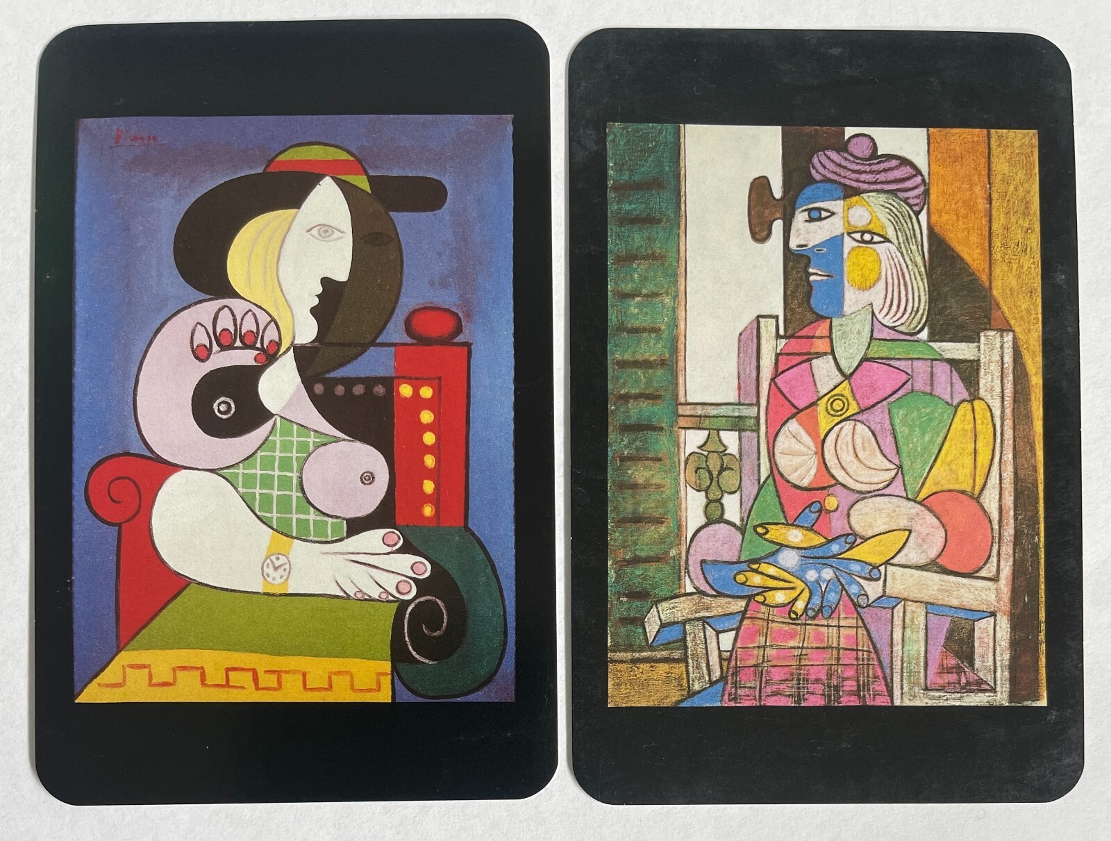 Piatnik Clown JOKER. Van Gogh Abstract Art Lady Woman Artwork Playing Swap Cards