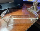 Vintage Anchor Hocking #441 Clear 1 Qt Glass Loaf Pan Baking Dish 9x5