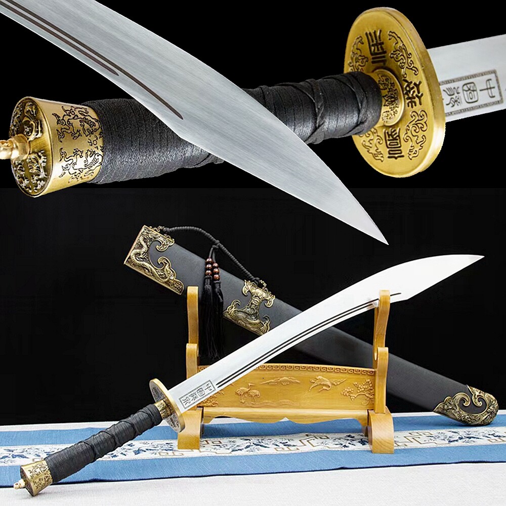 刀 LONG QUAN Dao Broadsword Oxtail Knife High Performance Stainless