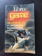 librogame  LA MONTAGNA INSANGUINATA n.26  Lupo solitario Joe Dever  anno 2000