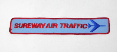 Vintage Sureway Air Traffic Uniform Back Patch - Aviation Airline Logo 12x2''