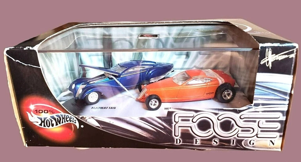 100% Hot Wheels Foose Design 2-Car Set MANHATTAN & HEMISFER Limited Edition 1:64 - Image 3 of 4